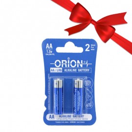 بسته 1+7 باتری قلمی اوریون (ORION) مدل Alkaline AA LR6 (کارتی 2 تایی) (یک عدد هدیه)