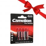 بسته 1+7 باتری نیم قلمی کملیون (Camelion) مدل Plus Alkaline (کارتی 4 تایی) (یک عدد هدیه)