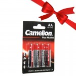 بسته 1+7 باتری قلمی کملیون (Camelion) مدل Plus Alkaline (کارتی 4 تایی) (یک عدد هدیه)