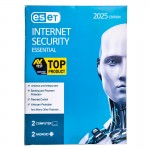 آنتی ویروس ESET INTERNET SECURITY ESSENTIAL 2025 دو کاربره 12 ماهه