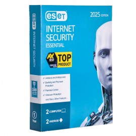 آنتی ویروس ESET INTERNET SECURITY ESSENTIAL 2025 چهار کاربره 12 ماهه