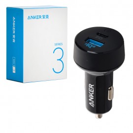 شارژر فندکی 35 وات دو پورت انکر (ANKER) مدل A2732PF2 PowerDrive گارانتی خرید عمده