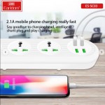 چند راهی برق + چهار پورت USB ارلدام (Earldom) مدل ES-SC03
