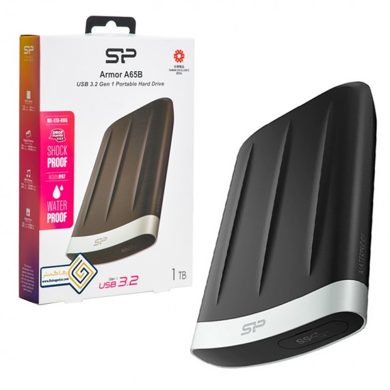 هارد اکسترنال سیلیکون پاور (Silicon Power) مدل Armor A65B ظرفیت 1TB گارانتی رهاگستر تجارت فرداد