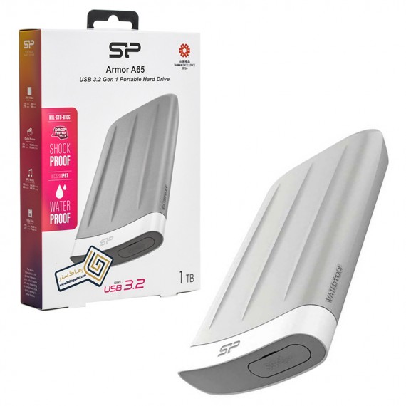 هارد اکسترنال سیلیکون پاور (Silicon Power) مدل Armor A65 ظرفیت 1TB گارانتی رهاگستر تجارت فرداد