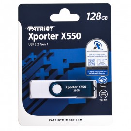 فلش دوسر (Type-C & Type-A) پاتریوت (PATRIOT) مدل 128GB XPORTER X550 USB3.2