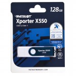 فلش دوسر (Type-C & Type-A) پاتریوت (PATRIOT) مدل 128GB XPORTER X550 USB3.2