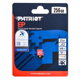 رم موبایل پاتریوت (PATRIOT) مدل 256GB MicroSDXC A2 V30 U3 4K EP گارانتی الماس رایان ایرانیان