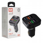 شارژر فندکی 45 وات شش پورت ارلدام (Earldom) مدل ES-CC43
