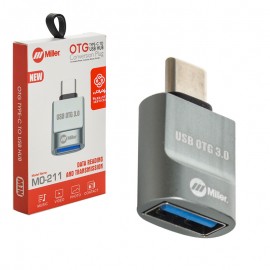 تبدیل OTG (USB-A To Type-c) میلر (Miller) مدل MO-211