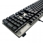 کیبورد گیمینگ مکانیکال سیم دار بک لایت RGB اچ پی (hp) اورجینال مدل GK400F