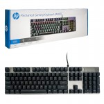 کیبورد گیمینگ مکانیکال سیم دار بک لایت RGB اچ پی (hp) اورجینال مدل GK400F