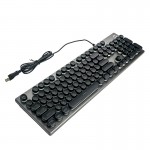کیبورد گیمینگ سیم دار بک لایت RGB اچ پی (hp) اورجینال مدل K500Y (کلید دایره ای)