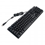 کیبورد گیمینگ مکانیکال سیم دار بک لایت RGB اچ پی (hp) اورجینال مدل GK100F