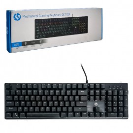 کیبورد گیمینگ مکانیکال سیم دار بک لایت RGB اچ پی (hp) اورجینال مدل GK100F