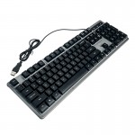 کیبورد گیمینگ سیم دار بک لایت RGB اچ پی (hp) اورجینال مدل K100