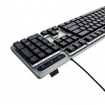 کیبورد گیمینگ سیم دار بک لایت RGB اچ پی (hp) اورجینال مدل K100