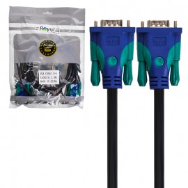 کابل VGA (3+6) رویال (ROYAL) طول 1.5 متر
