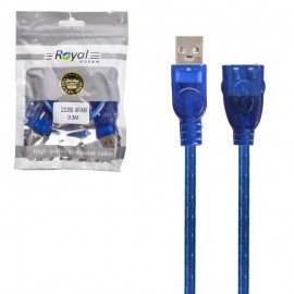 کابل افزایش طول USB رویال (Royal) طول 0.3 متر