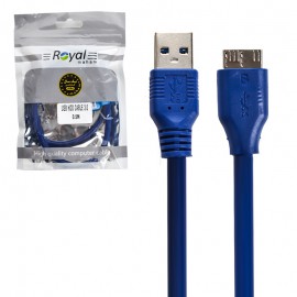 کابل هارد اکسترنال USB3.0 رویال (Royal) طول 0.5 متر