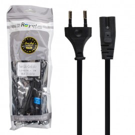 کابل برق 2 پین (دوچاک) رویال (Royal) طول 1.5 متر