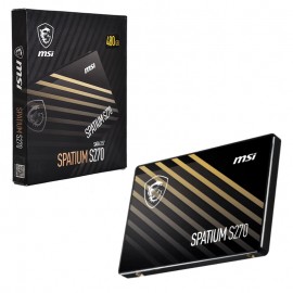 هارد SSD اینترنال 2.5 اینچی ام اس آی (msi) مدل SPATIUM S270 ظرفیت 480GB گارانتی آسان سرویس