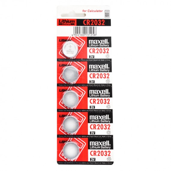 باتری سکه ای مکسل (Maxell) مدل CR2032 (کارتی 5 تایی)