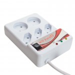 محافظ برق 5 خانه امگا (OMEGA) سیم بلند 3 متر کلیددار