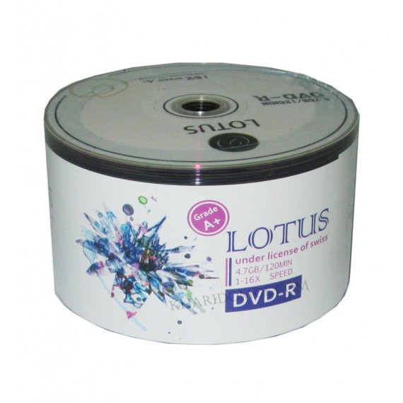 DVD خام LOTUS شرینگ 50 تایی