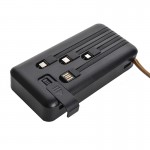 پاوربانک + چهار کابل همراه اسکای دلفین (SKYDOLPHIN) مدل SP10 ظرفیت 20000mAh