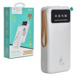 پاوربانک + چهار کابل همراه اسکای دلفین (SKYDOLPHIN) مدل SP10 ظرفیت 20000mAh