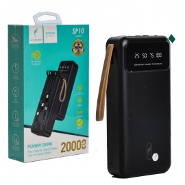 پاوربانک + چهار کابل همراه اسکای دلفین (SKYDOLPHIN) مدل SP10 ظرفیت 20000mAh