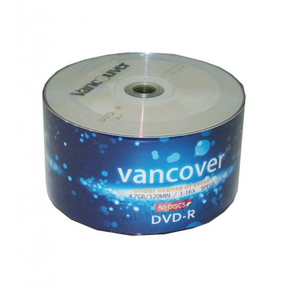 DVD خام VANCOVER شرینگ 50 تایی