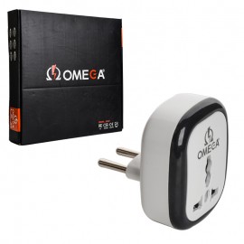 بسته 30 عددی تبدیل 3 به 2 برق امگا (OMEGA) مدل M102 رنگ سفید