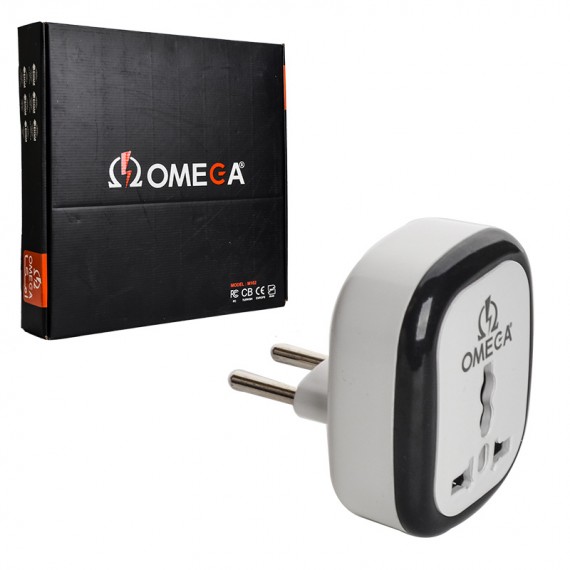 بسته 30 عددی تبدیل 3 به 2 برق امگا (OMEGA) مدل M102 رنگ سفید