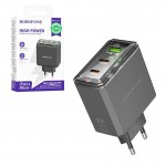 کلگی شارژر 65 وات 3 پورت بروفون (BOROFONE) مدل BAS34A
