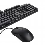 کیبورد و موس گیمینگ مکانیکال سیم دار بک لایت RGB رپو (RAPOO) مدل V150S