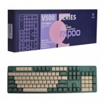 کیبورد گیمینگ مکانیکال سیم دار بک لایت RGB رپو (Rapoo) مدل V500 Series V500PRO-104