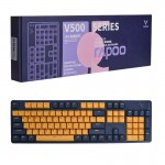 کیبورد گیمینگ مکانیکال سیم دار بک لایت RGB رپو (Rapoo) مدل V500 Series V500PRO-104