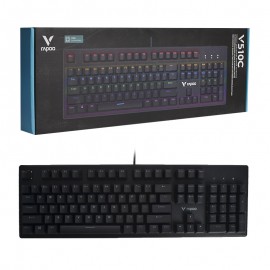 کیبورد گیمینگ مکانیکال سیم دار بک لایت RGB رپو (RAPOO) مدل V510C