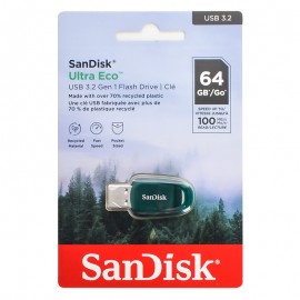 فلش سن دیسک (SanDisk) مدل 64GB Ultra Eco USB3.2 گارانتی سورین