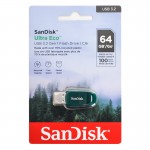 فلش سن دیسک (SanDisk) مدل 64GB Ultra Eco USB3.2 گارانتی سورین