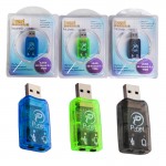 کارت صدا اکسترنال 5.1 کاناله USB پی نت (P-net)