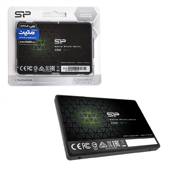 هارد SSD اینترنال 2.5 اینچی سیلیکون پاور (Silicon Power) مدل A56 ظرفیت 512GB