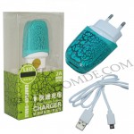 شارژر USB با کابل رنگی پارادیس (سبز)