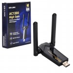 دانگل WIFI شبکه آنتن دار Dual Band ال بی لینک (LB-LINK) مدل BL-WDN1300H