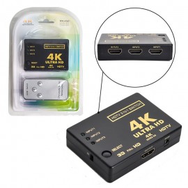 سوئیچ HDMI سه پورت 1*3 ریموت دار کی لینک (KLINK) مدل UH-301