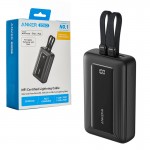 پاوربانک + دو کابل همراه انکر (ANKER) مدل A1681H ZOLO ظرفیت 20000mAh گارانتی شرکتی