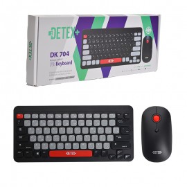 مینی کیبورد و موس بی سیم دیتکس پلاس (+DETEX) مدل DK 704