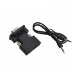 تبدیل HDMI TO VGA + کابل صدا (AUX) کی لینک (KLINK) مدل k-8251